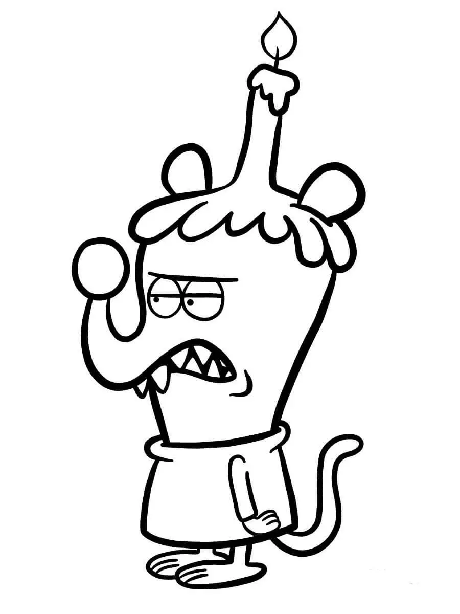 Chowder Para Colorear 36