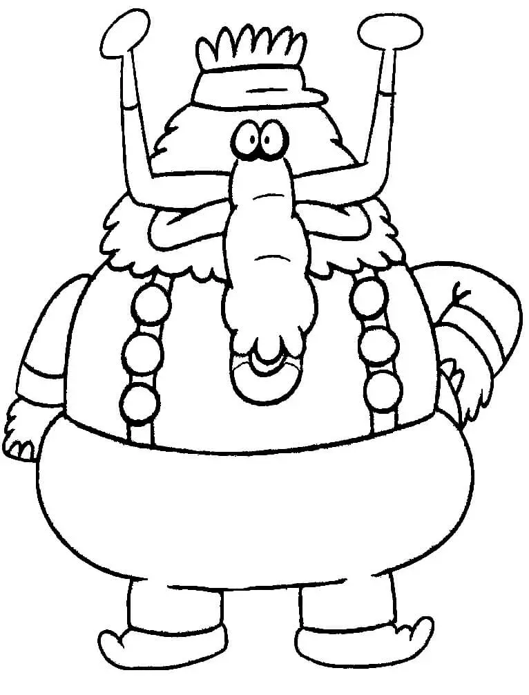 Chowder Para Colorear 37