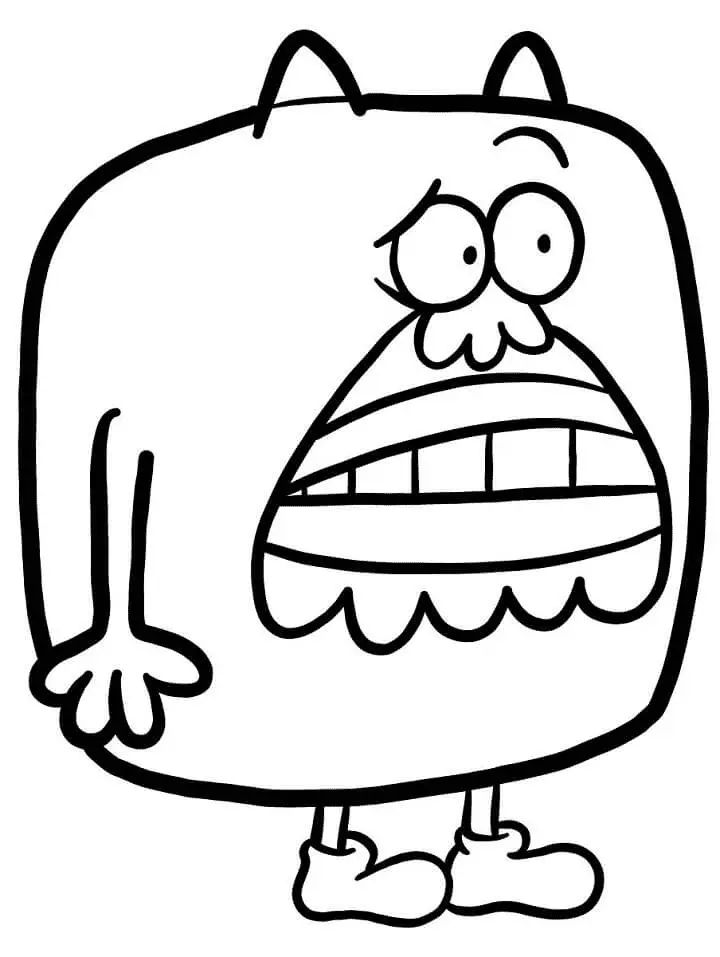 Chowder Para Colorear 43