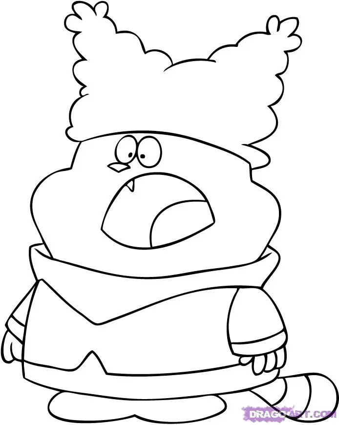 Chowder Para Colorear 6