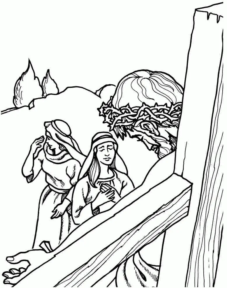 Christian Easter Coloring Pages 16