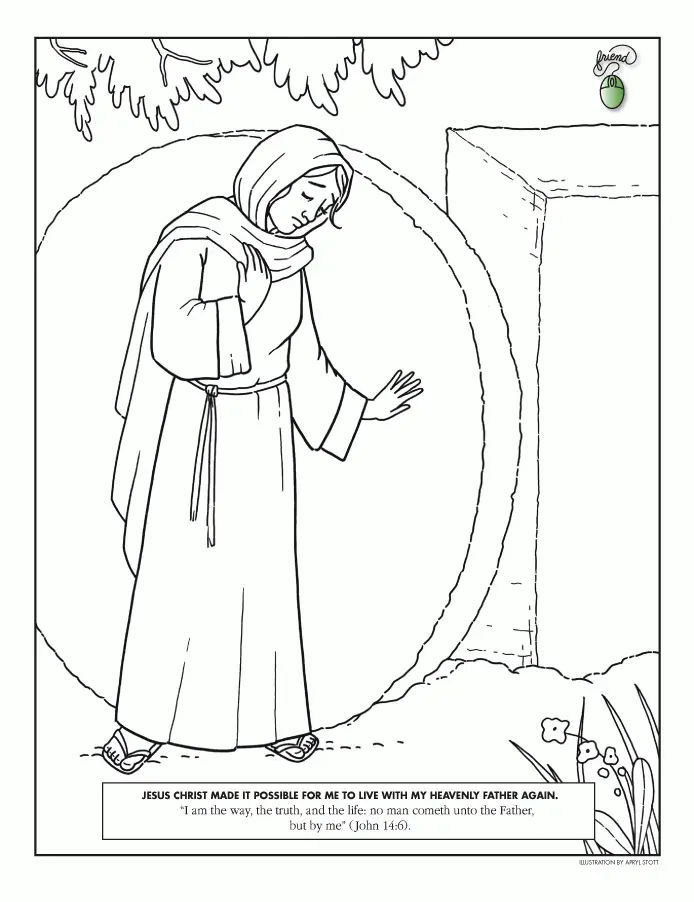 Christian Easter Coloring Pages 18