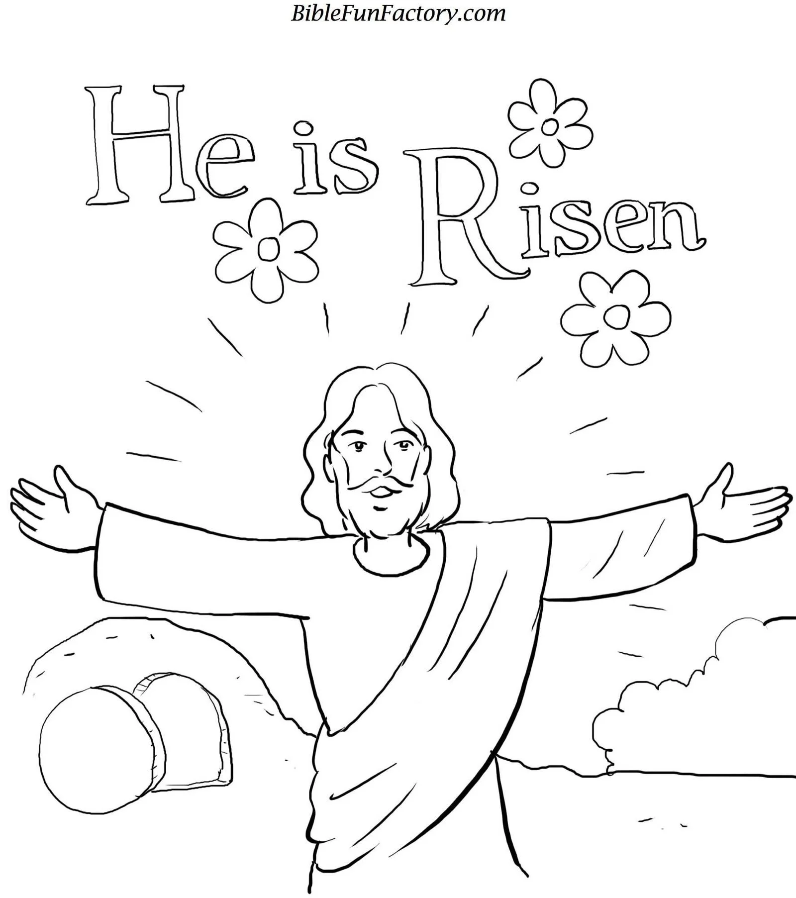 Christian Easter Coloring Pages 24