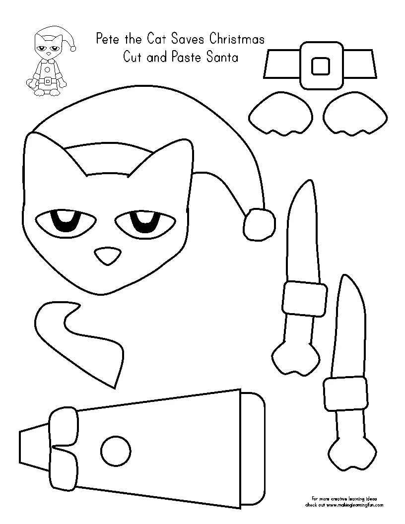 Christmas Cats Coloring Pages 24