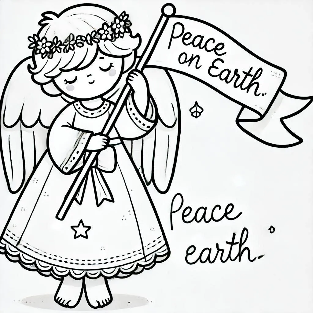 Christliche Weihnachts-Ausmalbilder 16