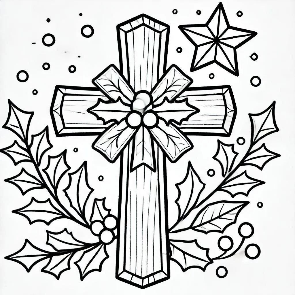 Christliche Weihnachts-Ausmalbilder 18