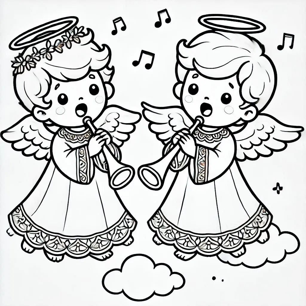 Christliche Weihnachts-Ausmalbilder 25