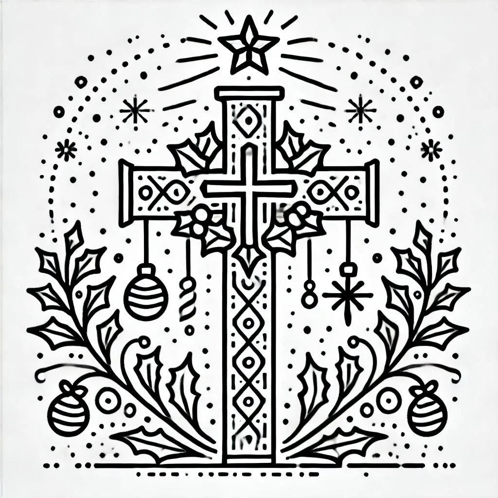 Christliche Weihnachts-Ausmalbilder 6