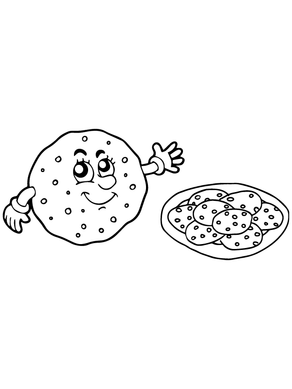 Christmas Cookie Coloring Pages 12