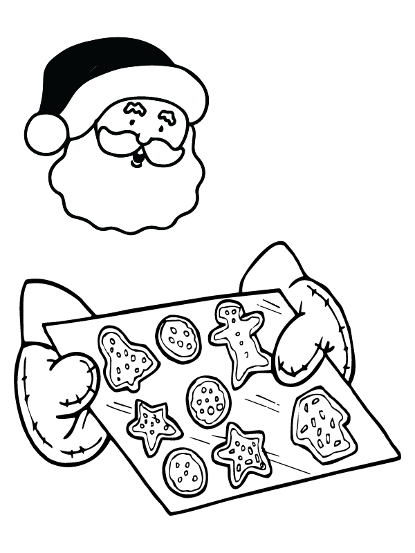 Christmas Cookie Coloring Pages 14