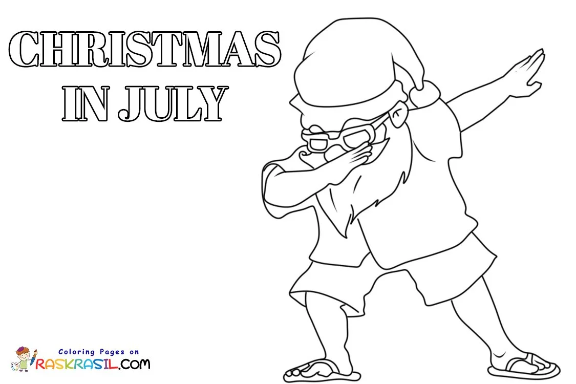 Weihnachten im Juli Ausmalbilder 18