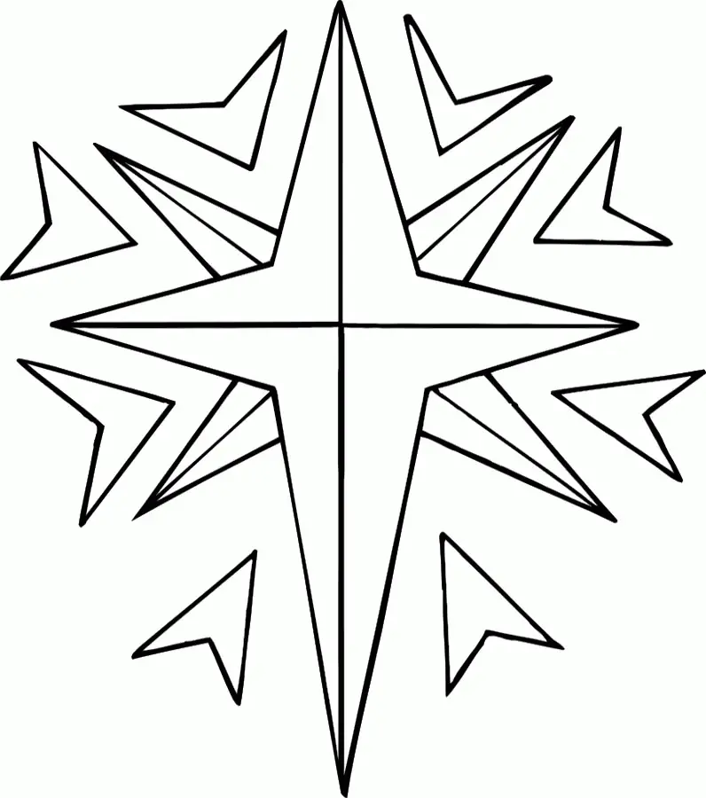 Christmas Star Coloring Pages 27