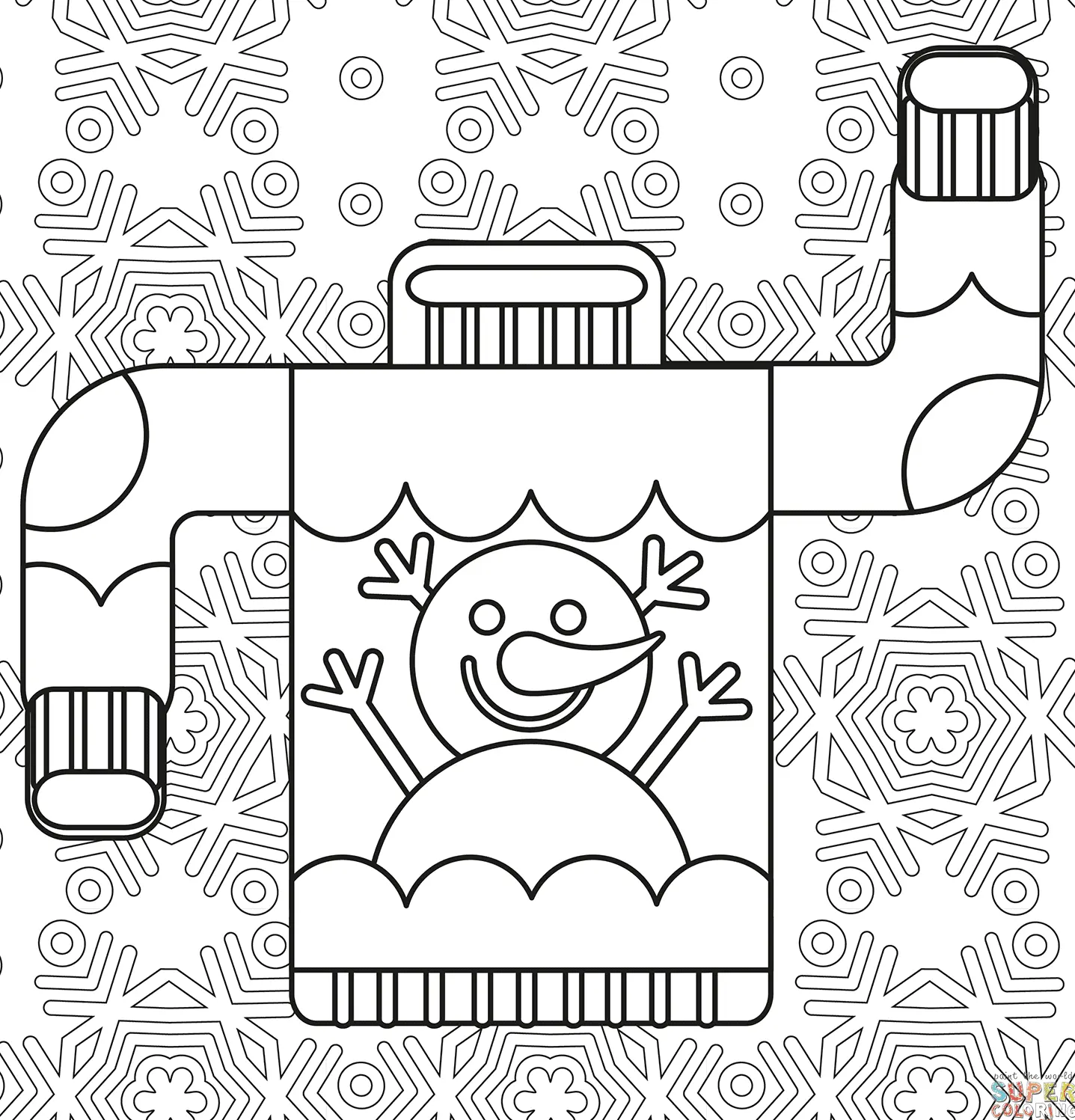 Christmas Sweater Coloring Pages 35