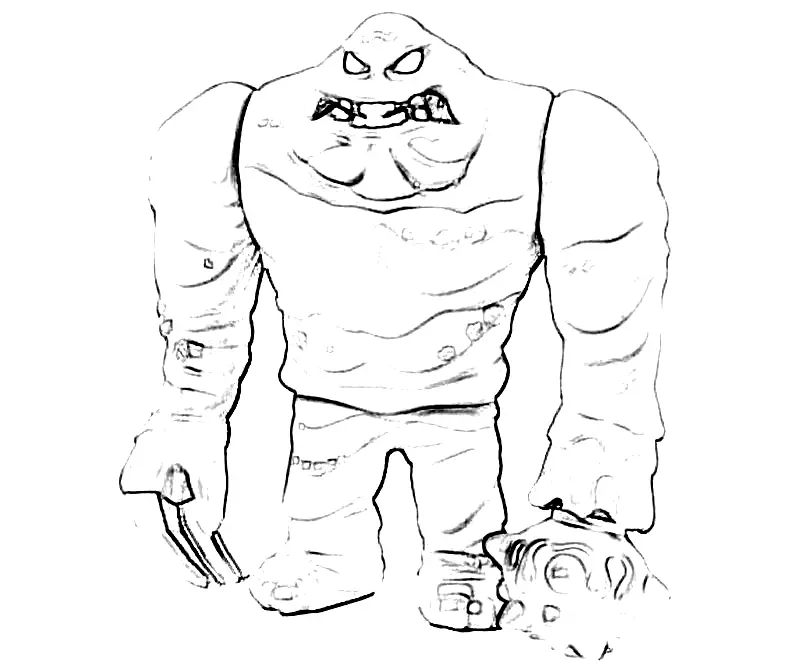 Clayface Coloring Pages 13