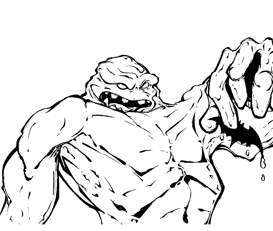 Clayface Coloring Pages 15