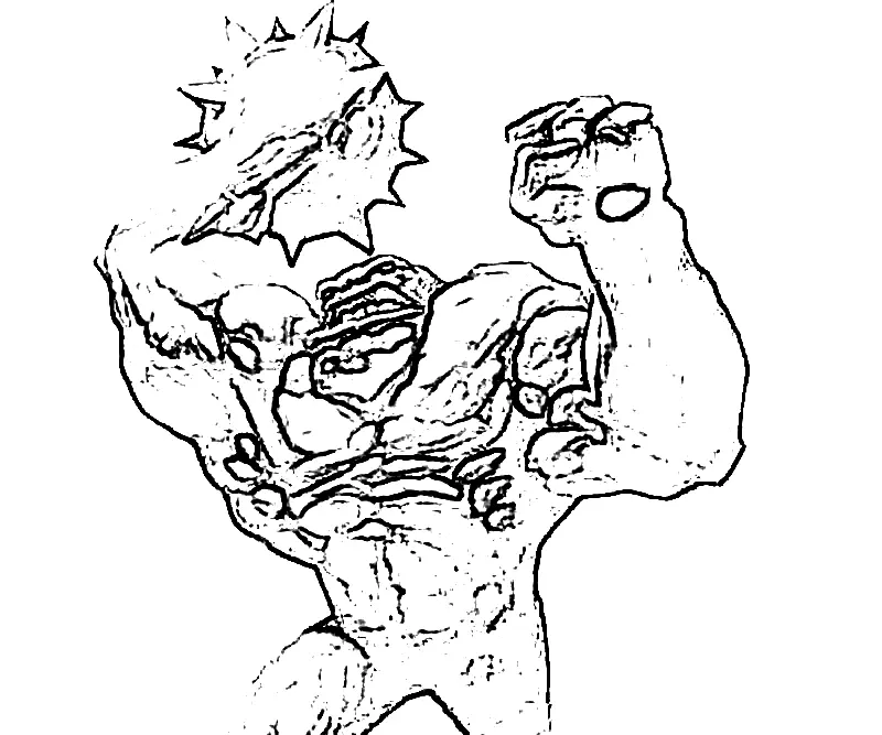 Clayface Coloring Pages 16