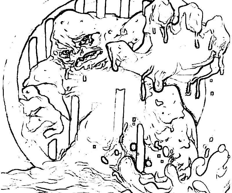 Clayface Coloring Pages 19