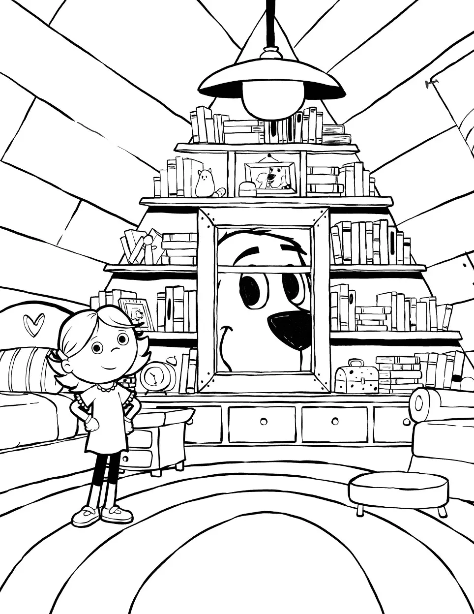 Desenhos de Clifford Para Colorir 27