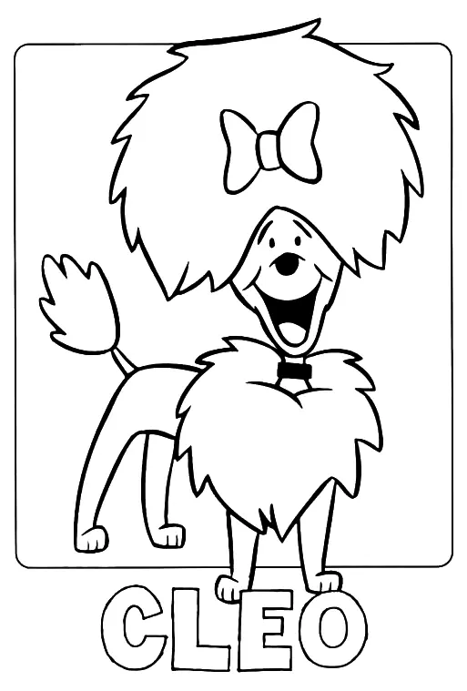 Desenhos de Clifford Para Colorir 48