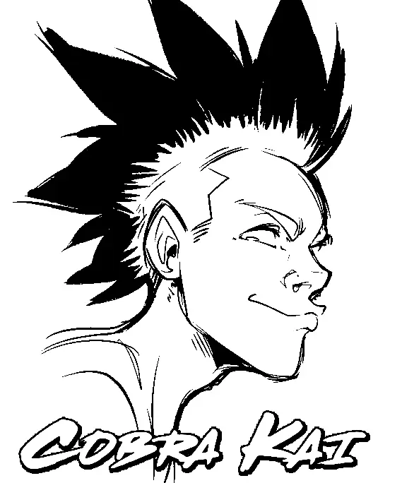 Cobra Kai Ausmalbilder 13