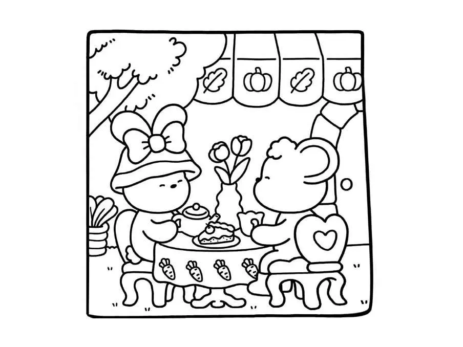 Comfy Days Coloring pages 2