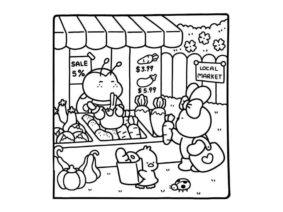 Comfy Days Coloring pages 5