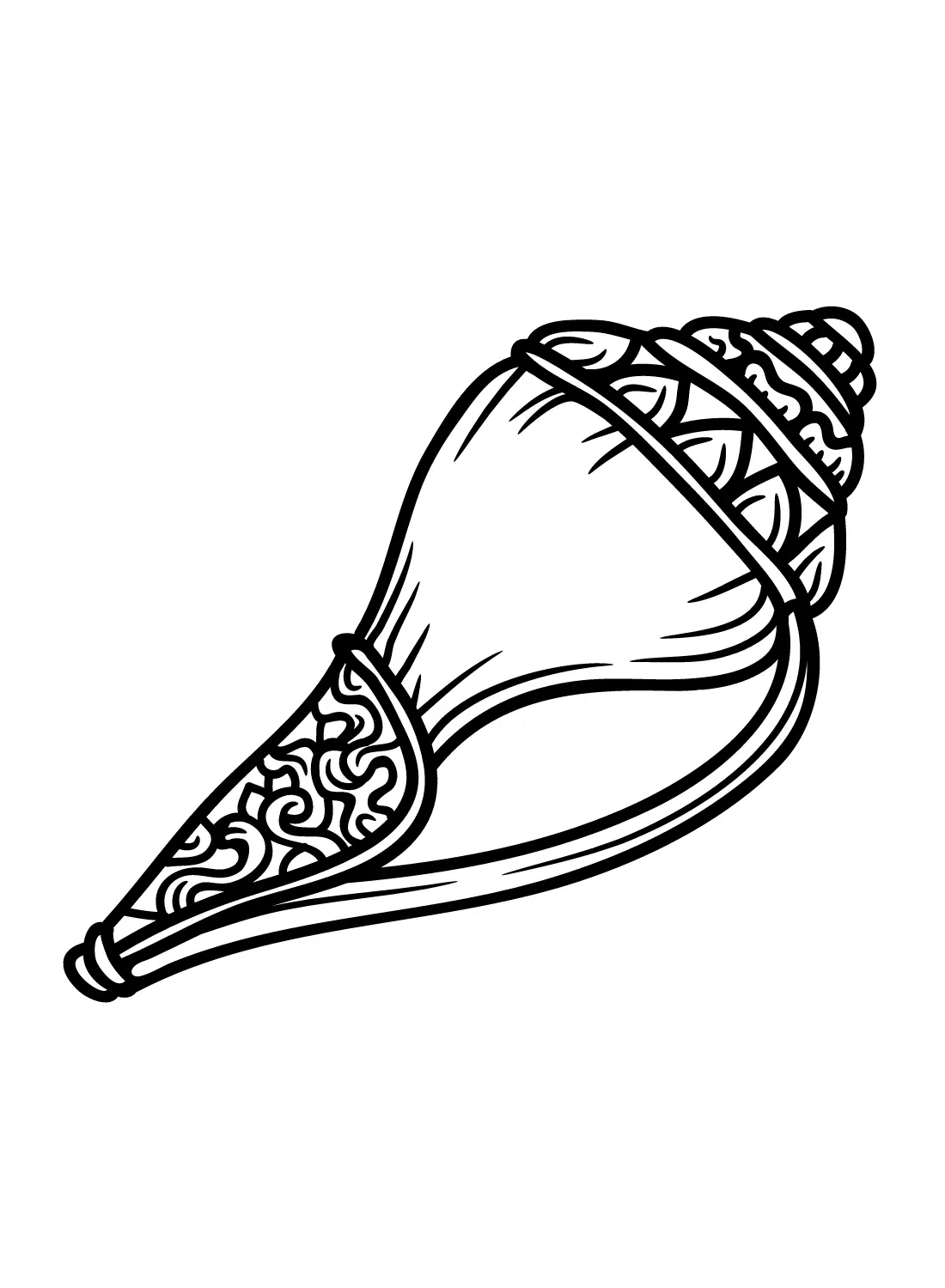 Conch Coloring Pages 4