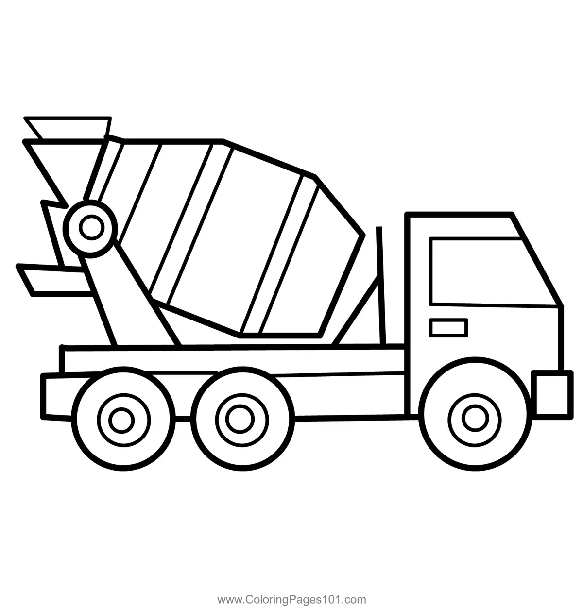Construction Vehicles Coloring Pages 2
