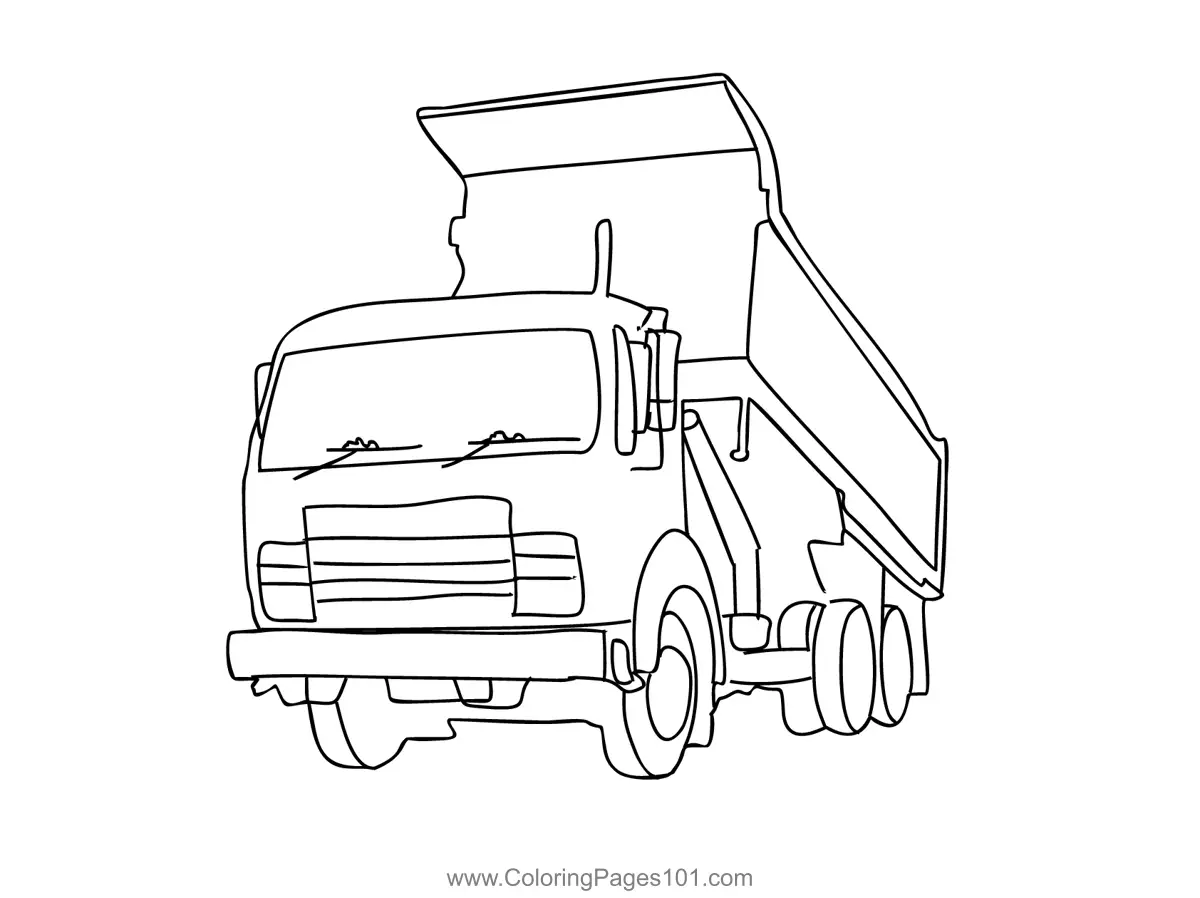 Construction Vehicles Coloring Pages 3