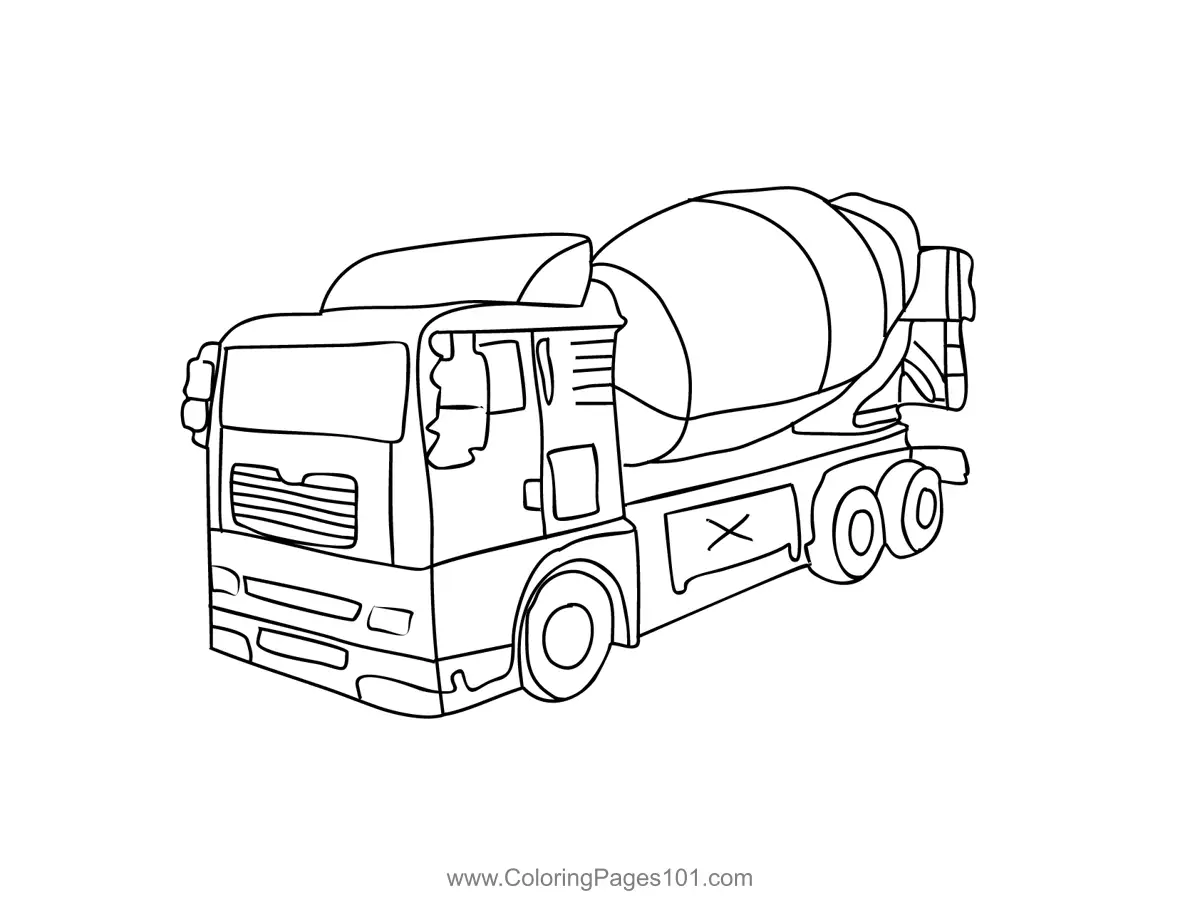 Construction Vehicles Coloring Pages 5