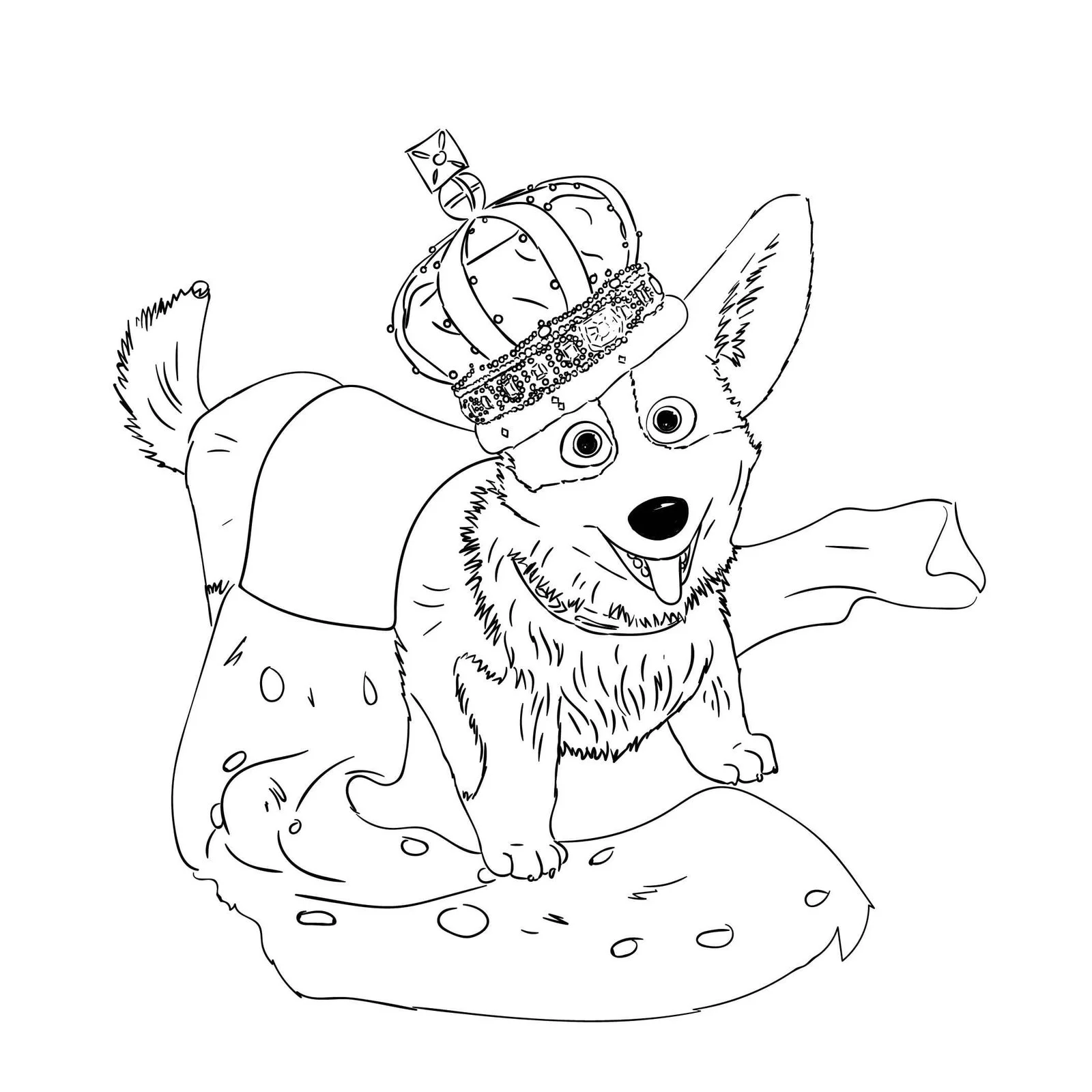 Corgi Coloring Pages 61