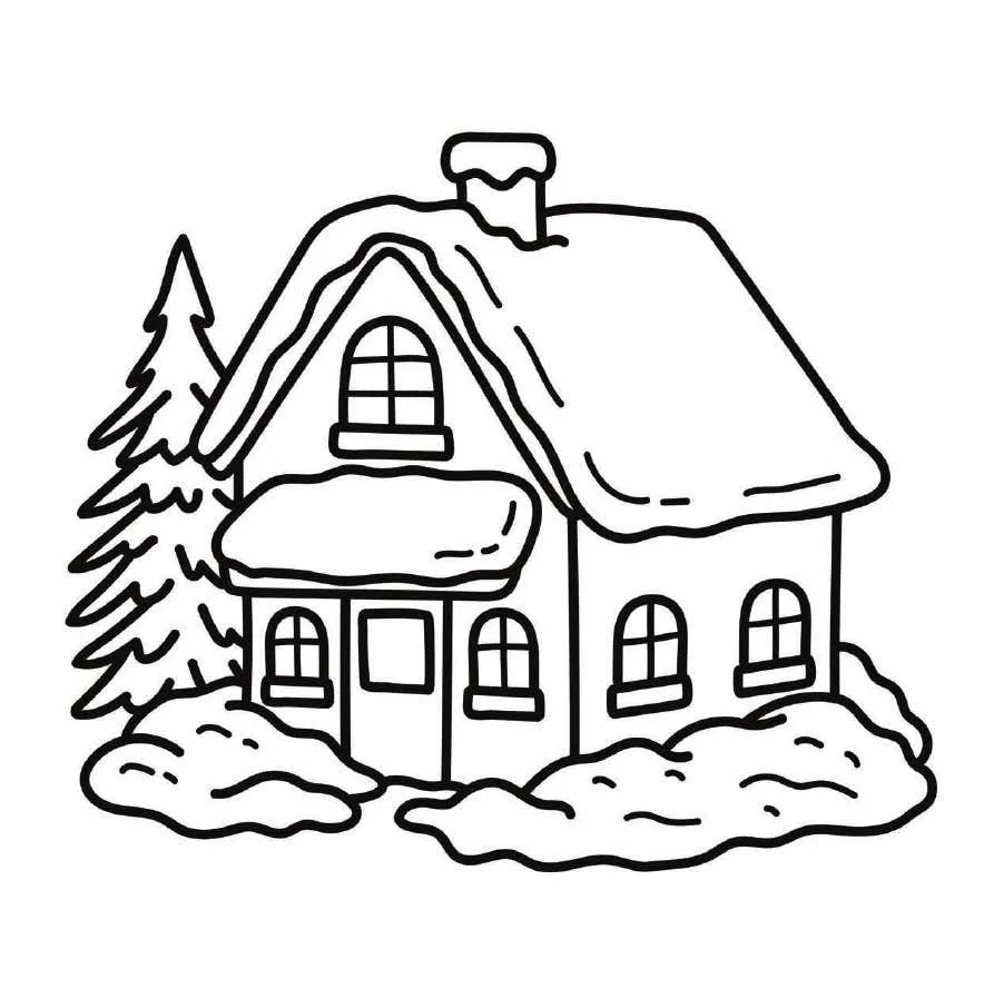 Cozy Christmas Coloring pages 29