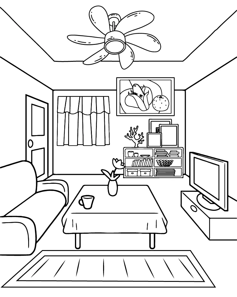 Cozy Coloring Pages
