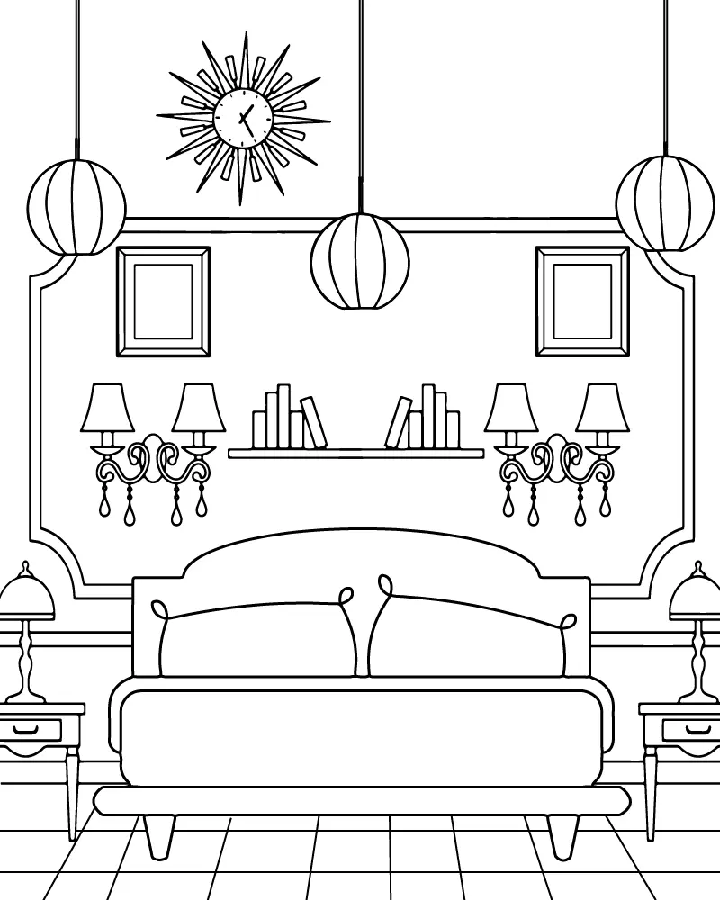 Aconchegante Para Colorir 9