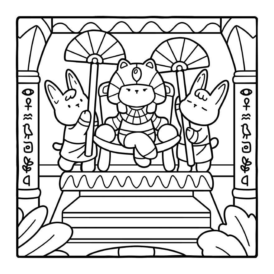 Cozy Eras Coloring Pages 10