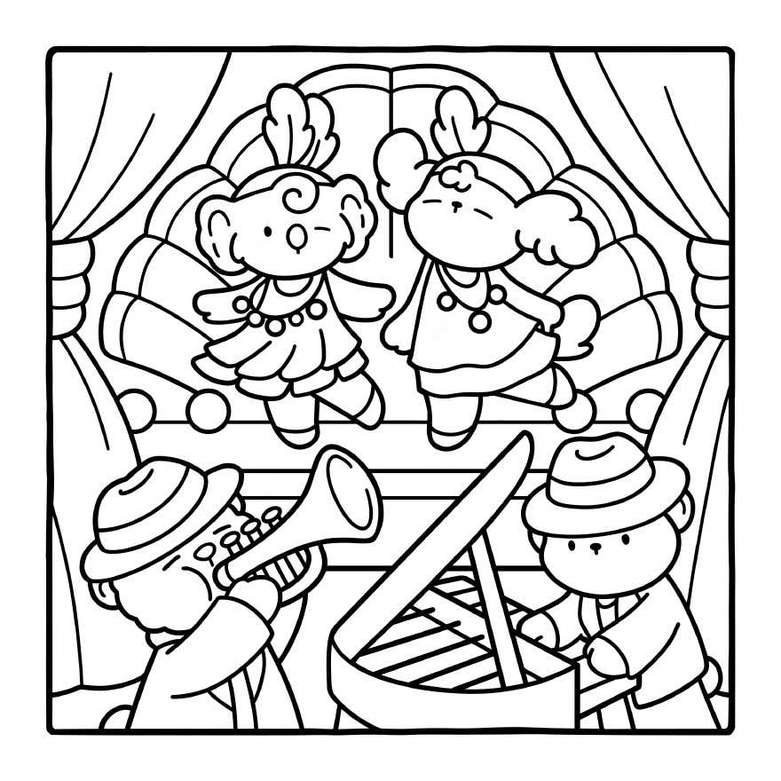 Cozy Eras Coloring Pages 11