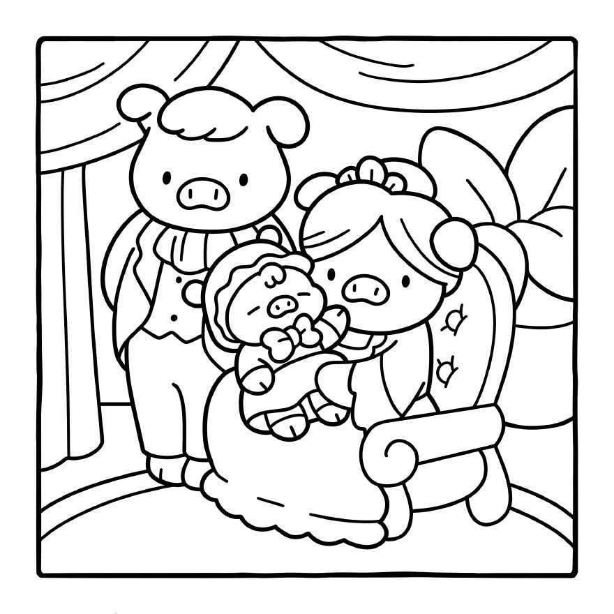 Cozy Eras Coloring Pages 12