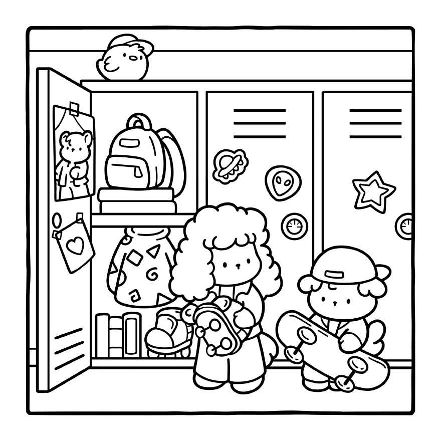 Cozy Eras Coloring Pages 13