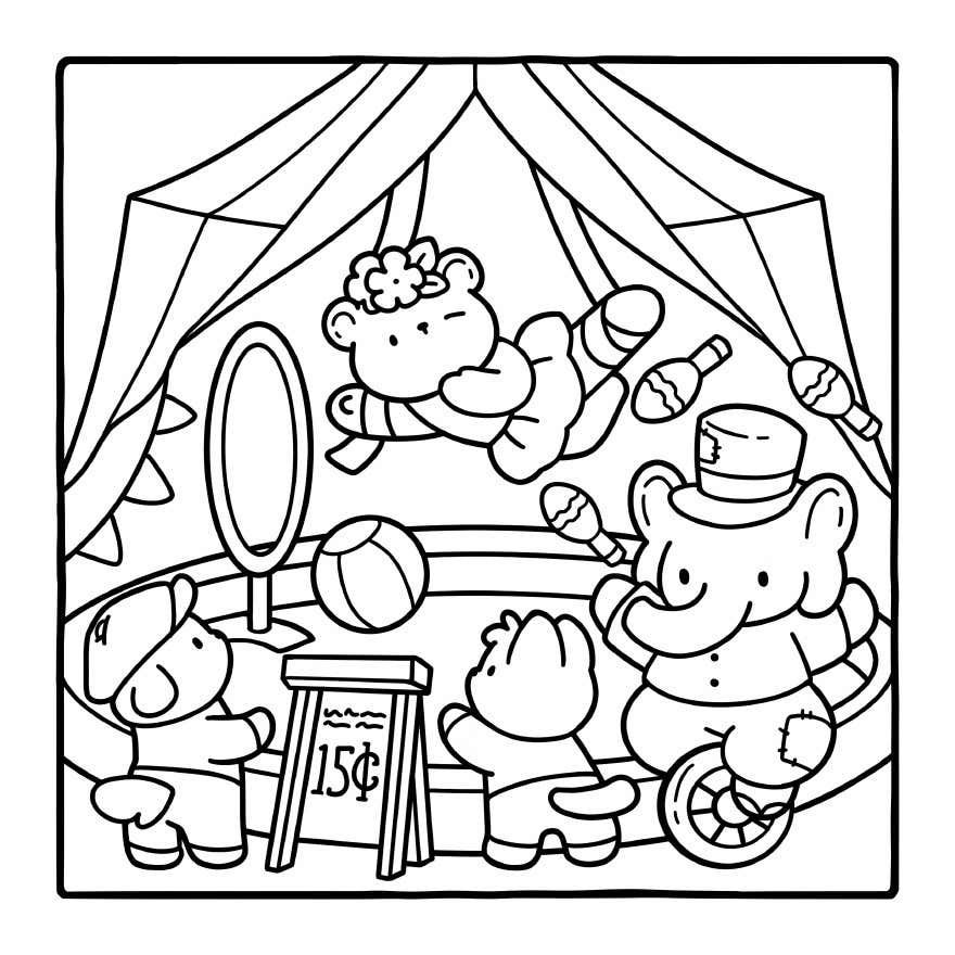 Cozy Eras Coloring Pages 15