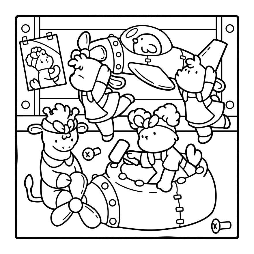 Cozy Eras Coloring Pages 16