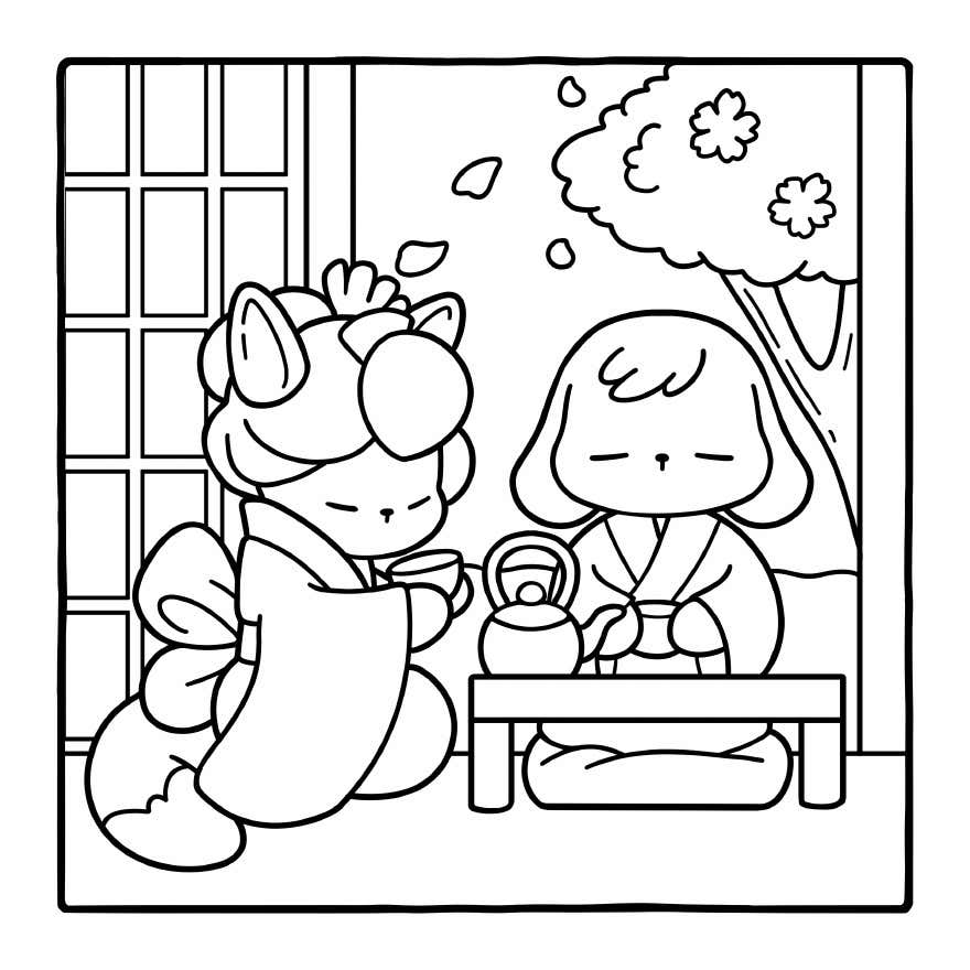 Cozy Eras Coloring Pages 17