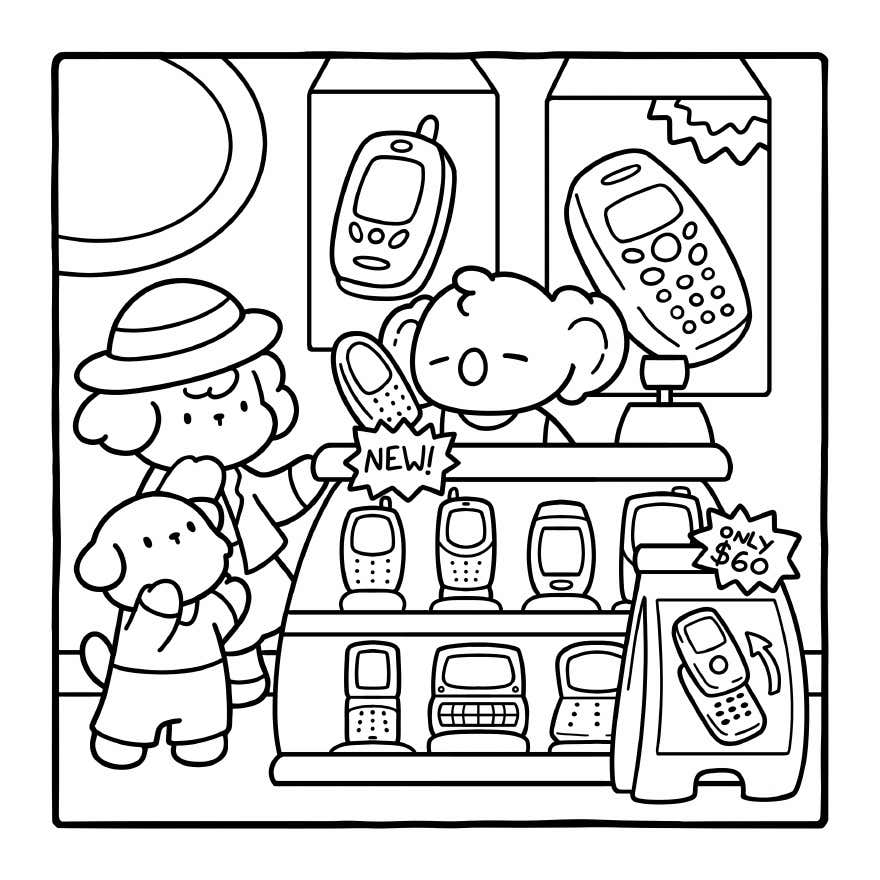 Cozy Eras Coloring Pages 19