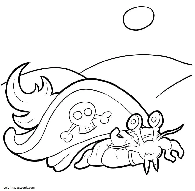 Desenhos de Caranguejo Para Colorir 39