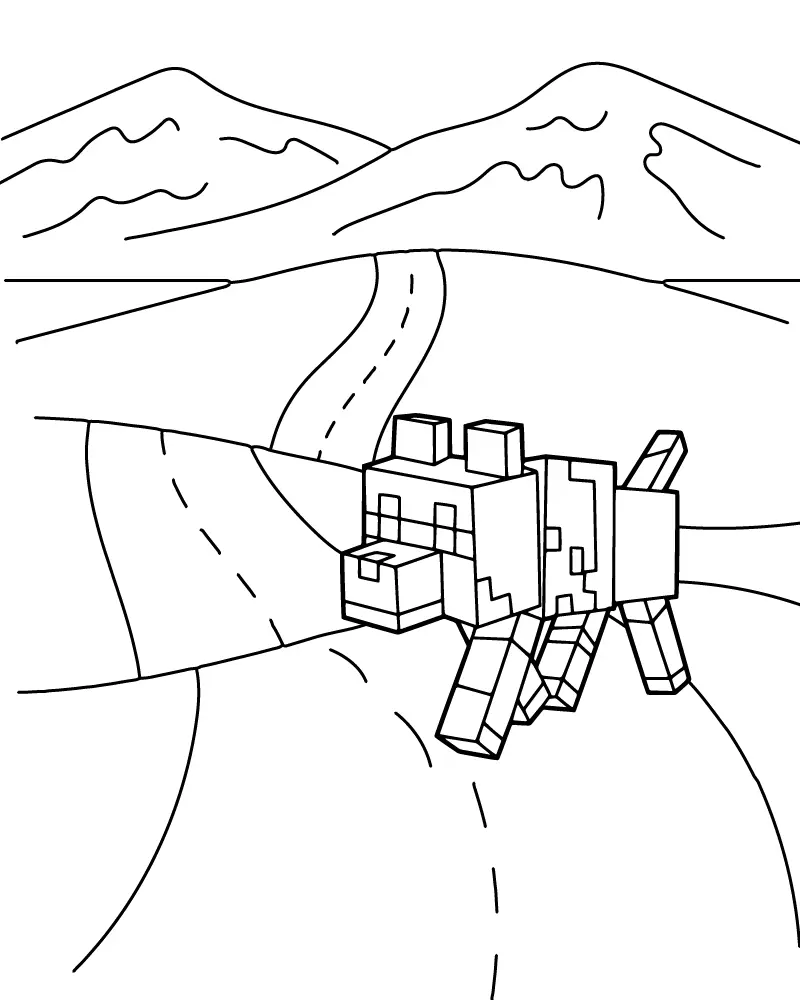 Crossy Road Coloring Pages 17
