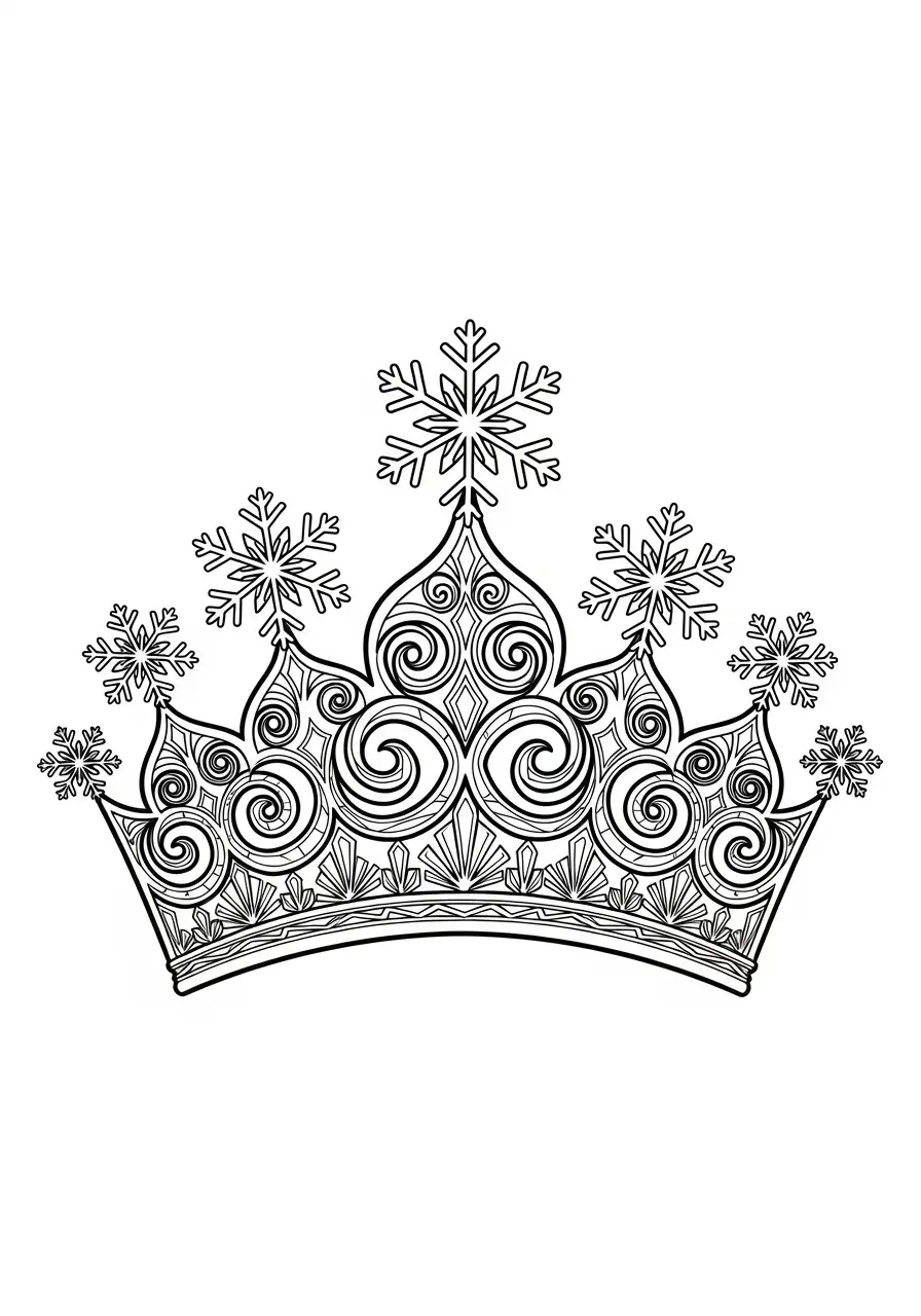 Krone Ausmalbilder 2