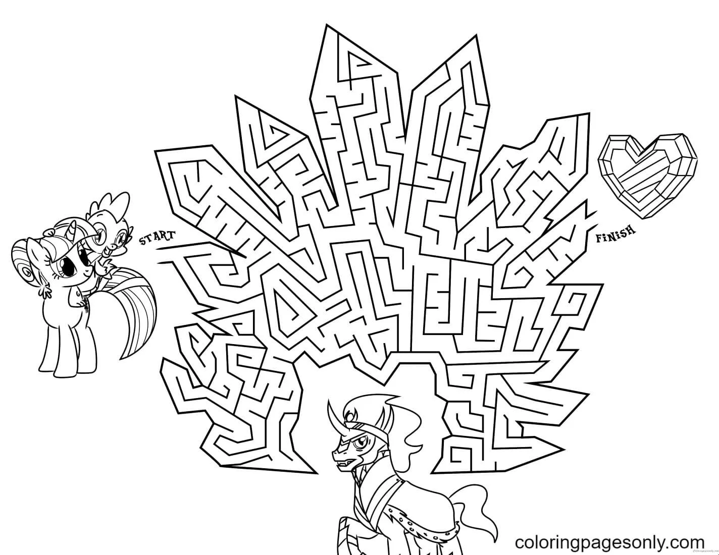 Crystal Coloring Pages 19