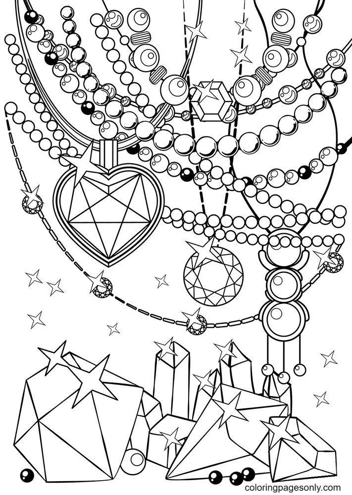 Crystal Coloring Pages 36