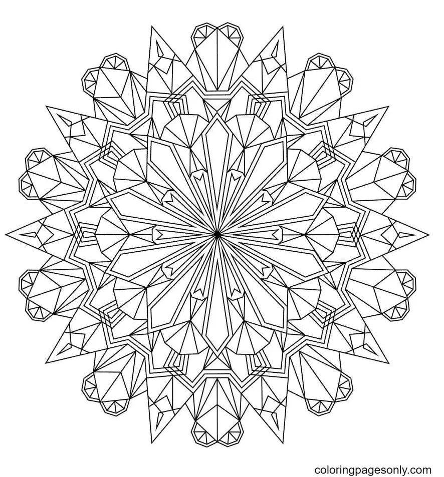 Crystal Coloring Pages 42