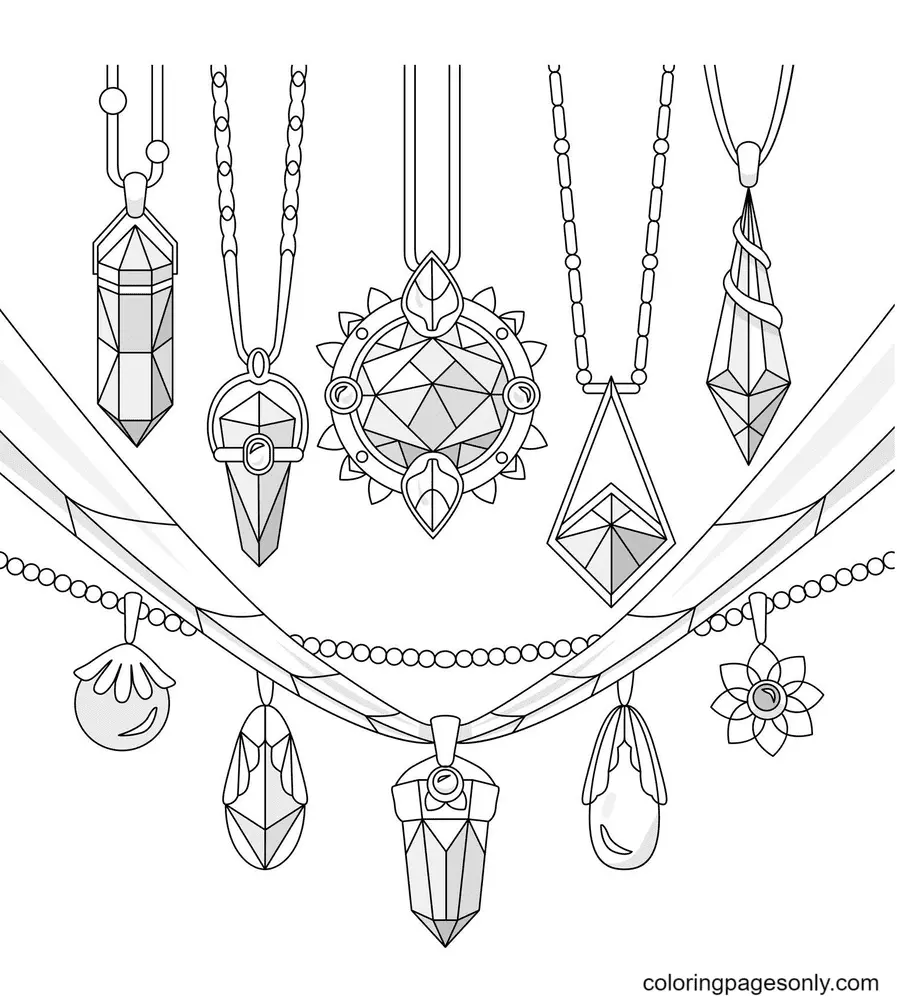 Crystal Coloring Pages 47
