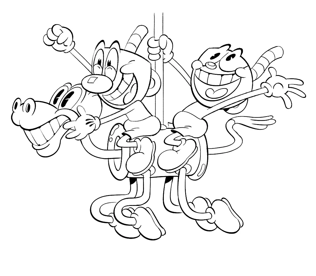 Cuphead Para Colorear 83